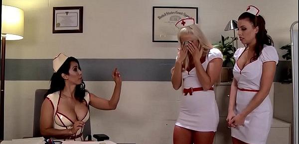  Huge tits nurse anal fuck assistants